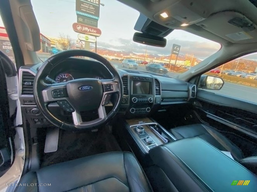 Ebony Interior 2018 Ford Expedition Platinum Max 4x4 Photo #140941555