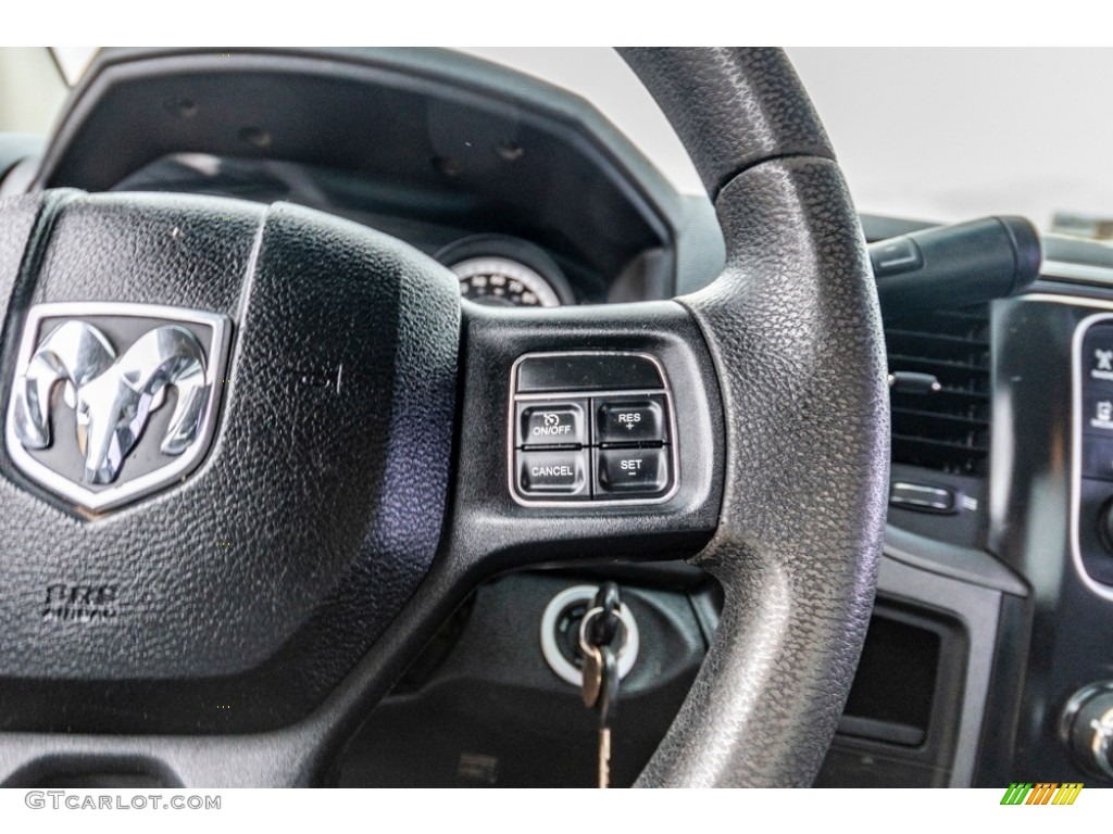2013 Ram 2500 Tradesman Regular Cab 4x4 Black/Diesel Gray Steering Wheel Photo #140941914