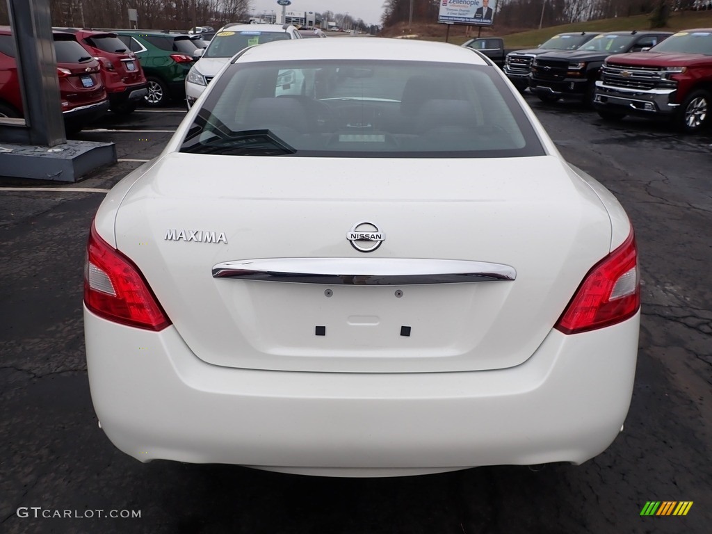 2010 Maxima 3.5 S - Winter Frost White / Charcoal photo #10