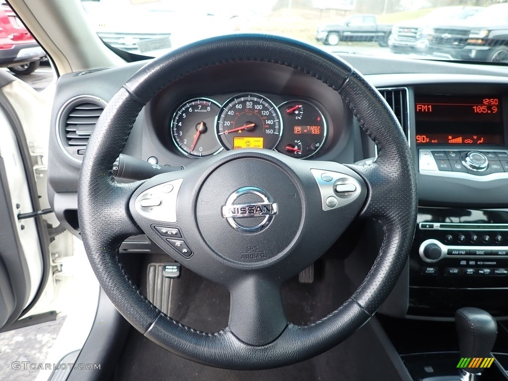 2010 Maxima 3.5 S - Winter Frost White / Charcoal photo #21