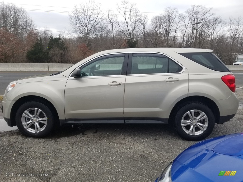 2015 Equinox LS AWD - Champagne Silver Metallic / Light Titanium/Jet Black photo #6
