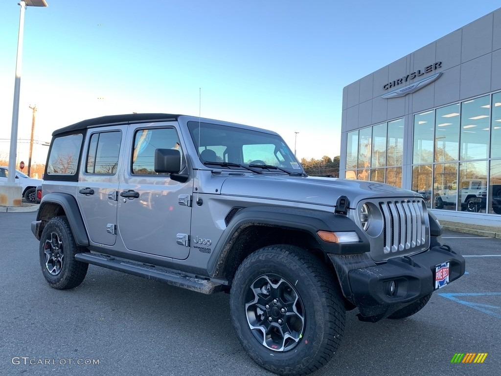 2021 Wrangler Unlimited Sport 4x4 - Billet Silver Metallic / Black photo #1