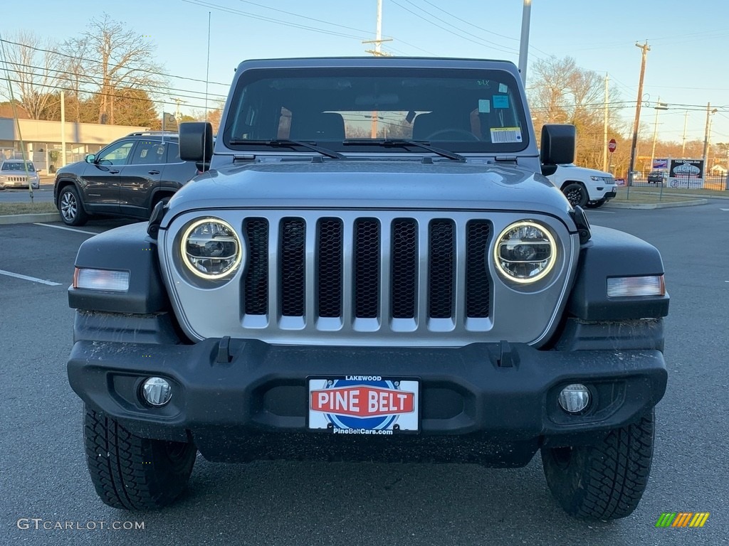 2021 Wrangler Unlimited Sport 4x4 - Billet Silver Metallic / Black photo #2