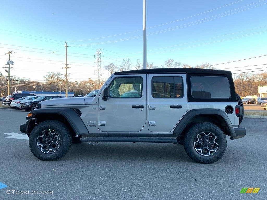 2021 Wrangler Unlimited Sport 4x4 - Billet Silver Metallic / Black photo #3