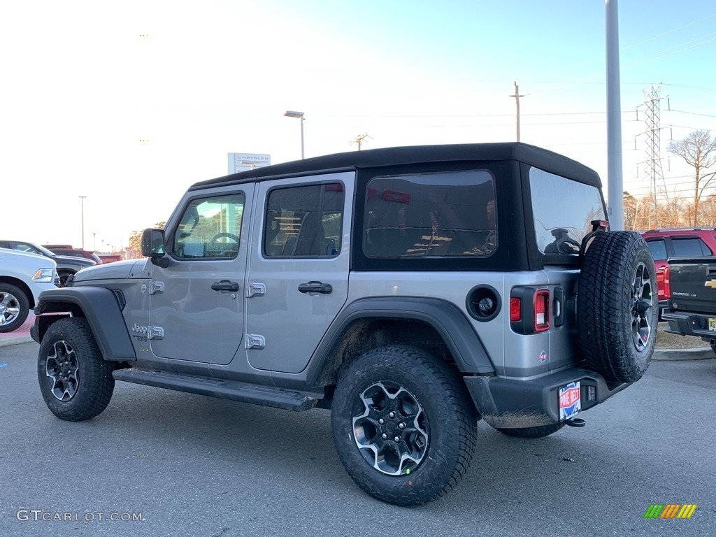 2021 Wrangler Unlimited Sport 4x4 - Billet Silver Metallic / Black photo #4