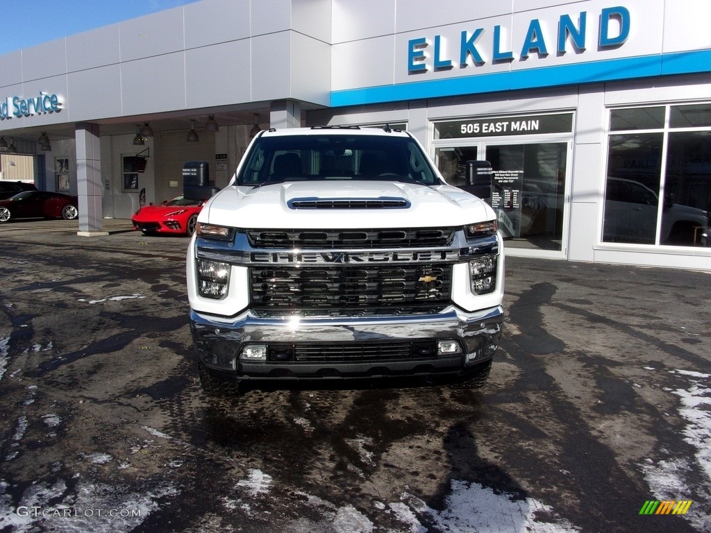 2021 Silverado 2500HD LT Crew Cab 4x4 - Summit White / Jet Black photo #7