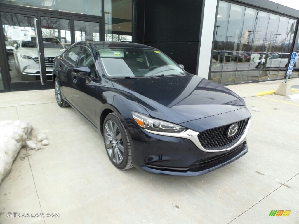 Deep Crystal Blue 2021 Mazda Mazda6 Grand Touring Exterior Photo #140945649