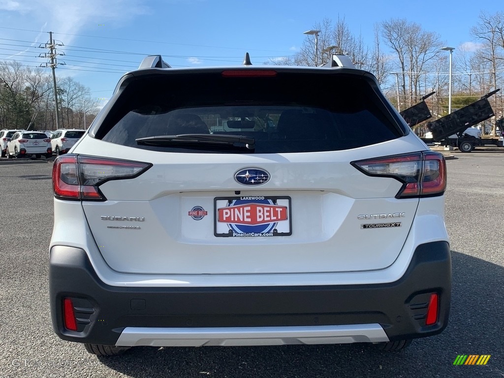 2021 Outback Touring XT - Crystal White Pearl / Java Brown photo #5