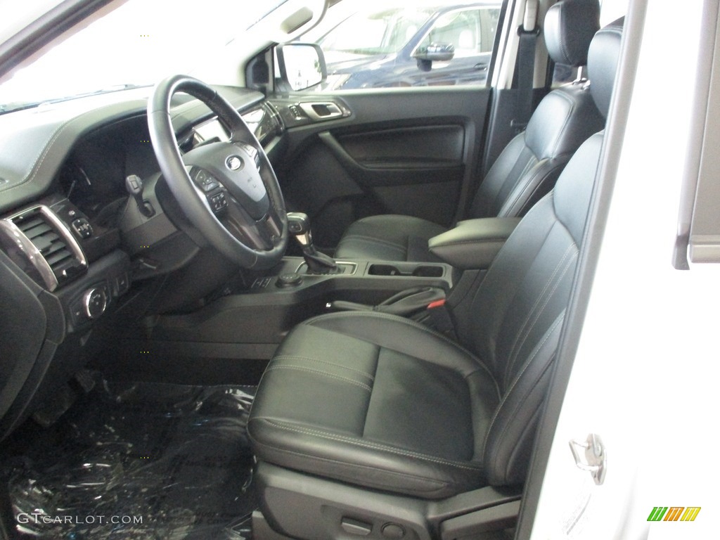 Ebony Interior 2020 Ford Ranger Lariat SuperCrew 4x4 Photo #140948512