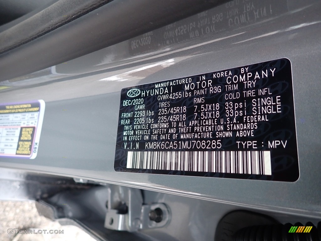 2021 Kona Color Code R3G for Galactic Gray Photo #140949310