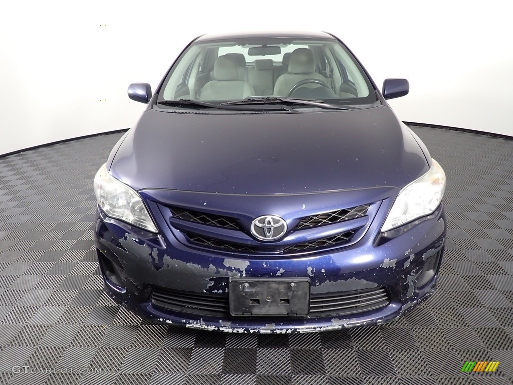 2011 Corolla LE - Nautical Blue Metallic / Ash photo #4