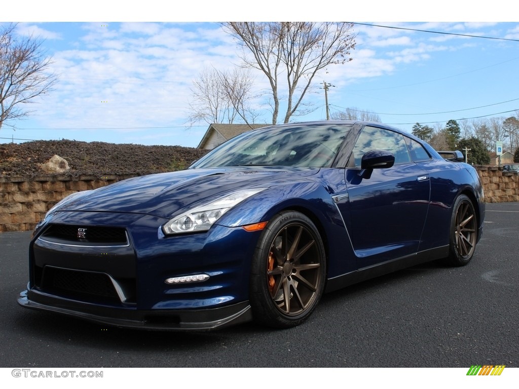 2015 GT-R Premium - Deep Blue Pearl / Black photo #1