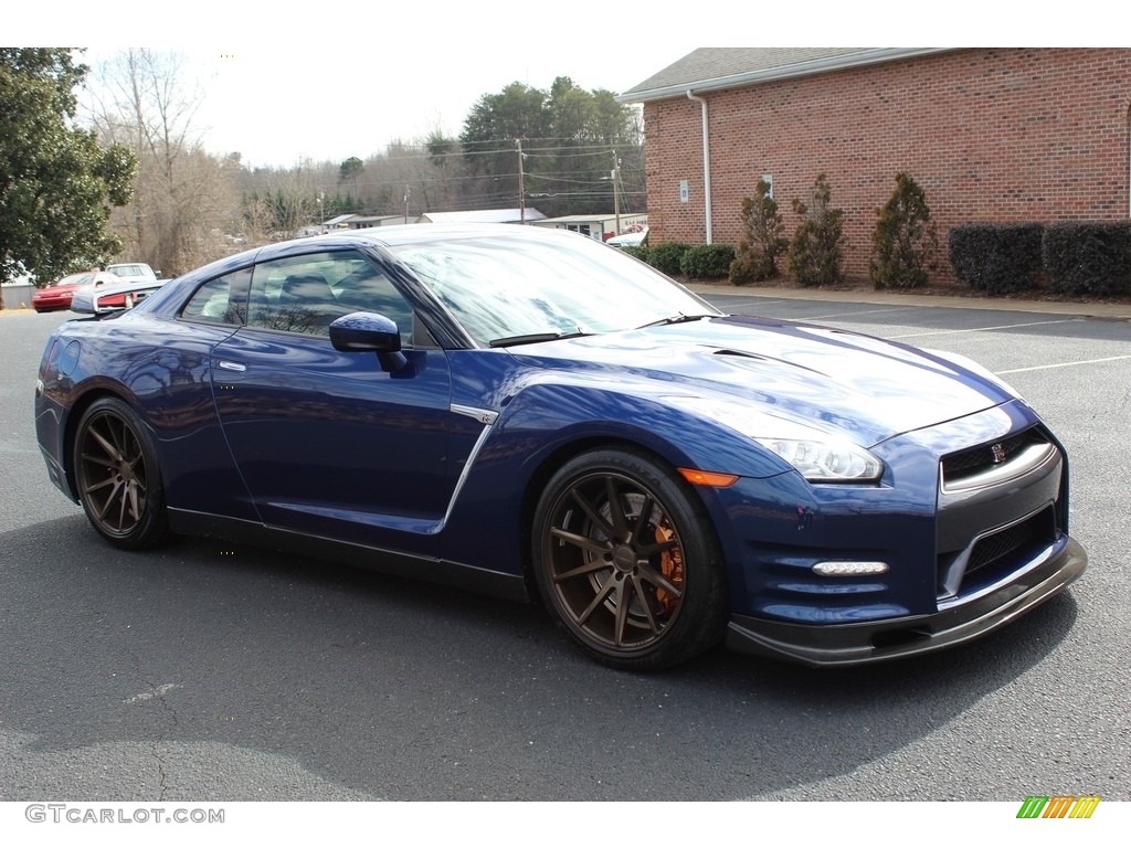 2015 GT-R Premium - Deep Blue Pearl / Black photo #9