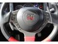 2015 Nissan GT-R Black Interior Steering Wheel Photo