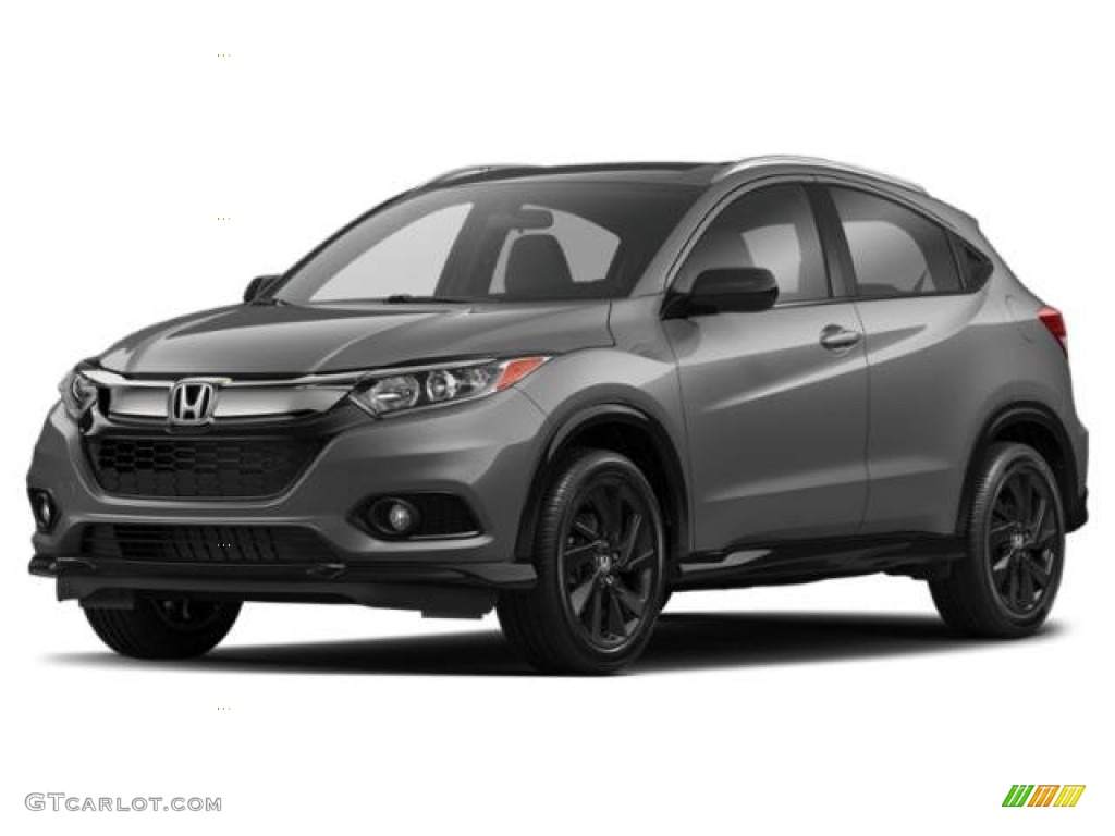 2021 HR-V Sport - Modern Steel Metallic / Black photo #37