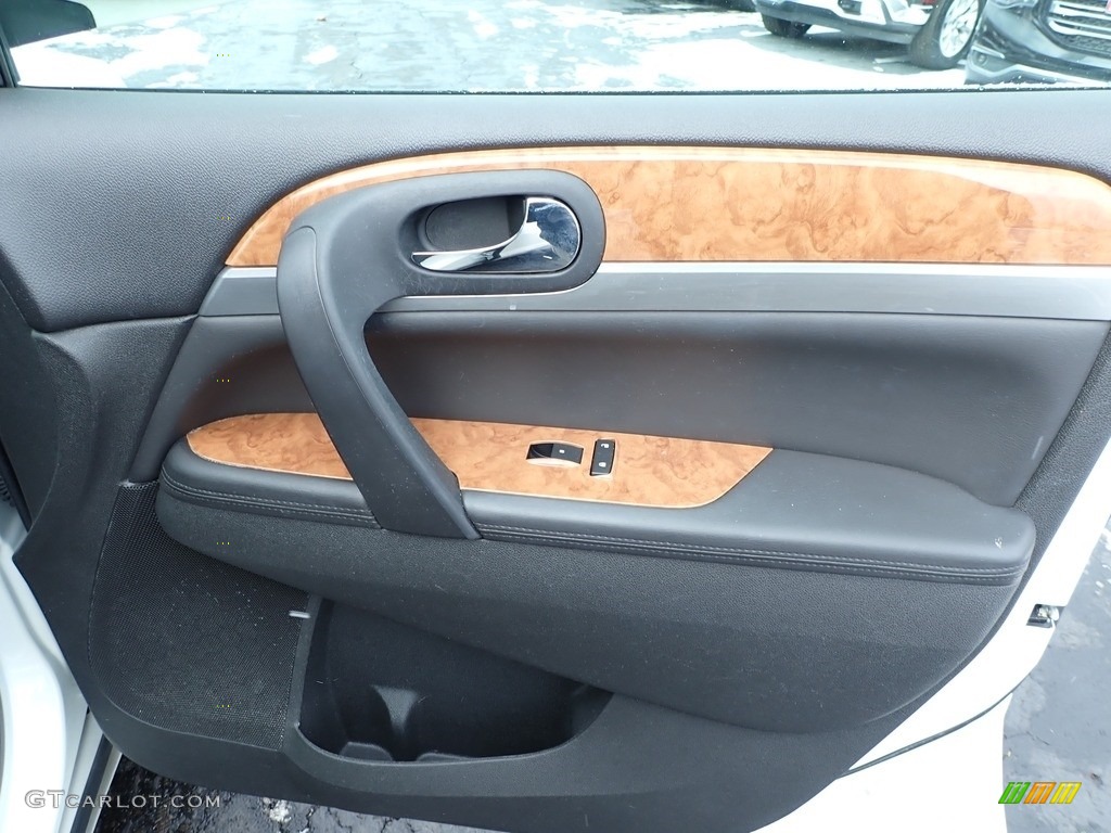 2012 Buick Enclave AWD Ebony Door Panel Photo #140950708