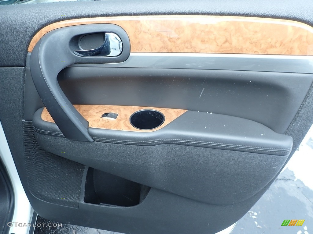 2012 Buick Enclave AWD Ebony Door Panel Photo #140950731