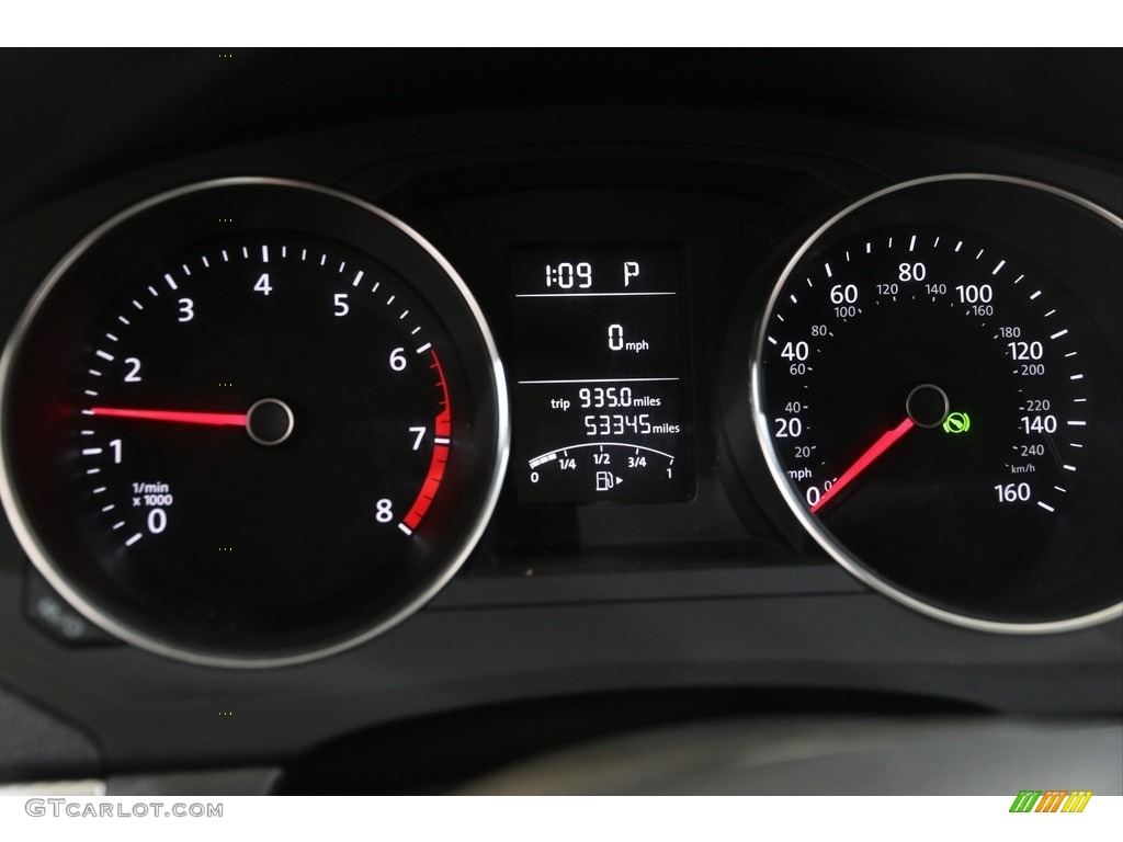 2017 Jetta S - White Silver / Black/Palladium Gray photo #8