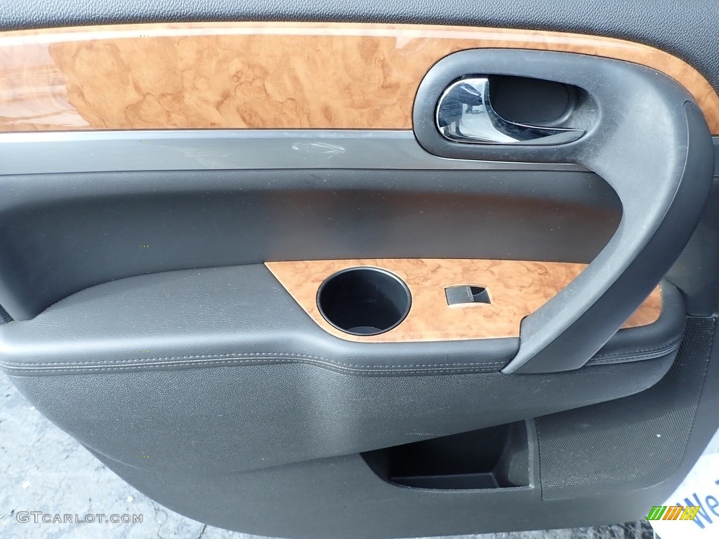 2012 Buick Enclave AWD Ebony Door Panel Photo #140951053