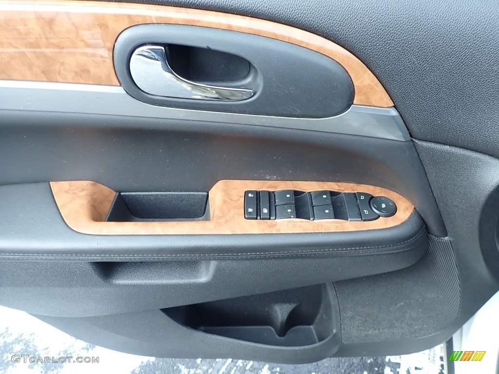 2012 Buick Enclave AWD Ebony Door Panel Photo #140951074
