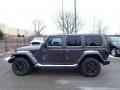 2021 Granite Crystal Metallic Jeep Wrangler Unlimited Sahara Altitude 4x4  photo #9