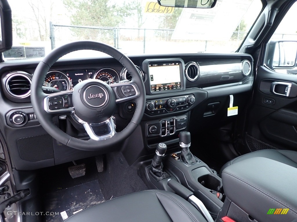 Black Interior 2021 Jeep Wrangler Unlimited Sahara Altitude 4x4 Photo #140951497