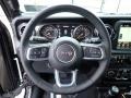 Black 2021 Jeep Wrangler Unlimited Sahara Altitude 4x4 Steering Wheel