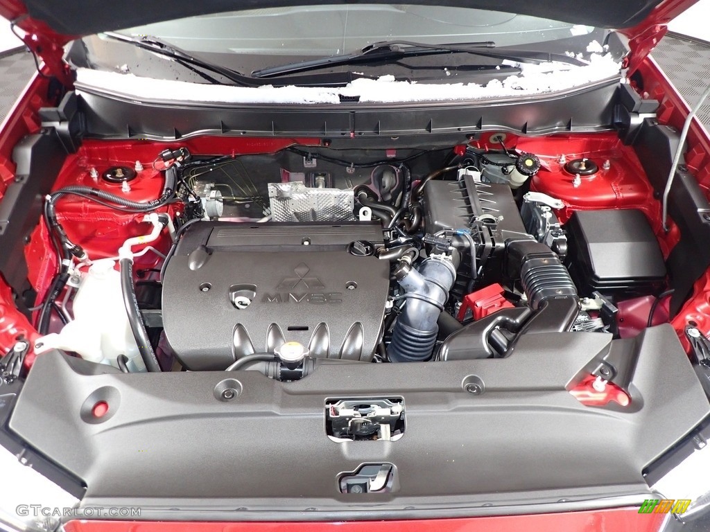 2016 Outlander Sport ES - Rally Red Metallic / Black photo #6