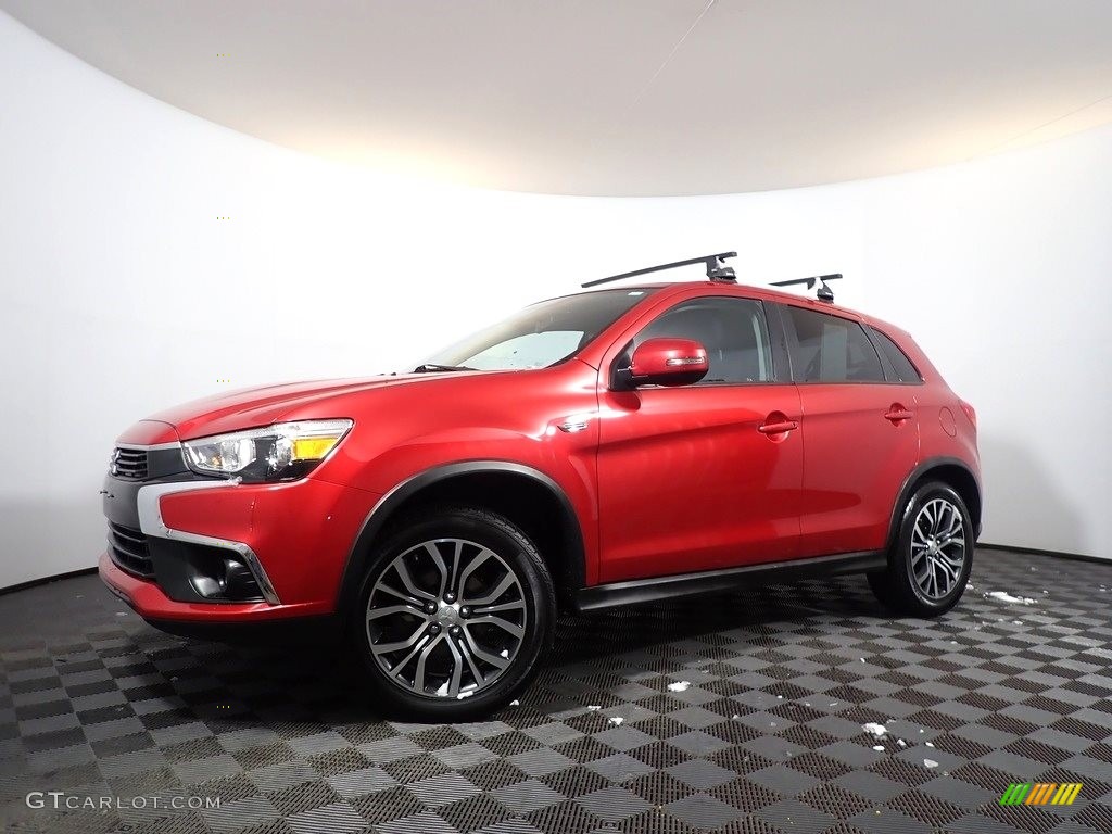 2016 Outlander Sport ES - Rally Red Metallic / Black photo #7