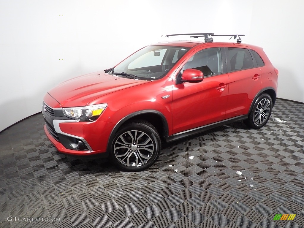 2016 Outlander Sport ES - Rally Red Metallic / Black photo #8