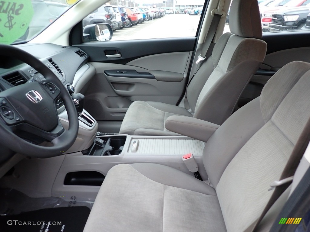 2014 CR-V LX AWD - Twilight Blue Metallic / Gray photo #12