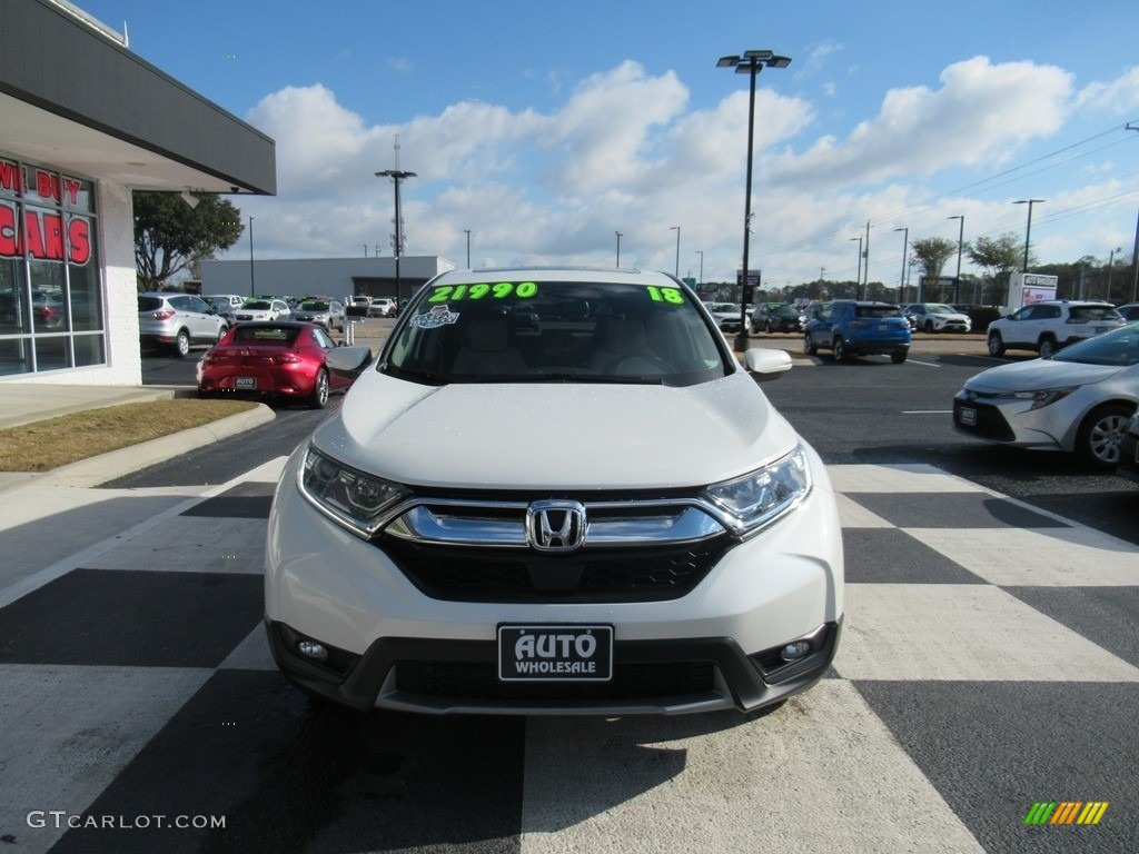 2018 CR-V EX-L AWD - White Diamond Pearl / Ivory photo #2