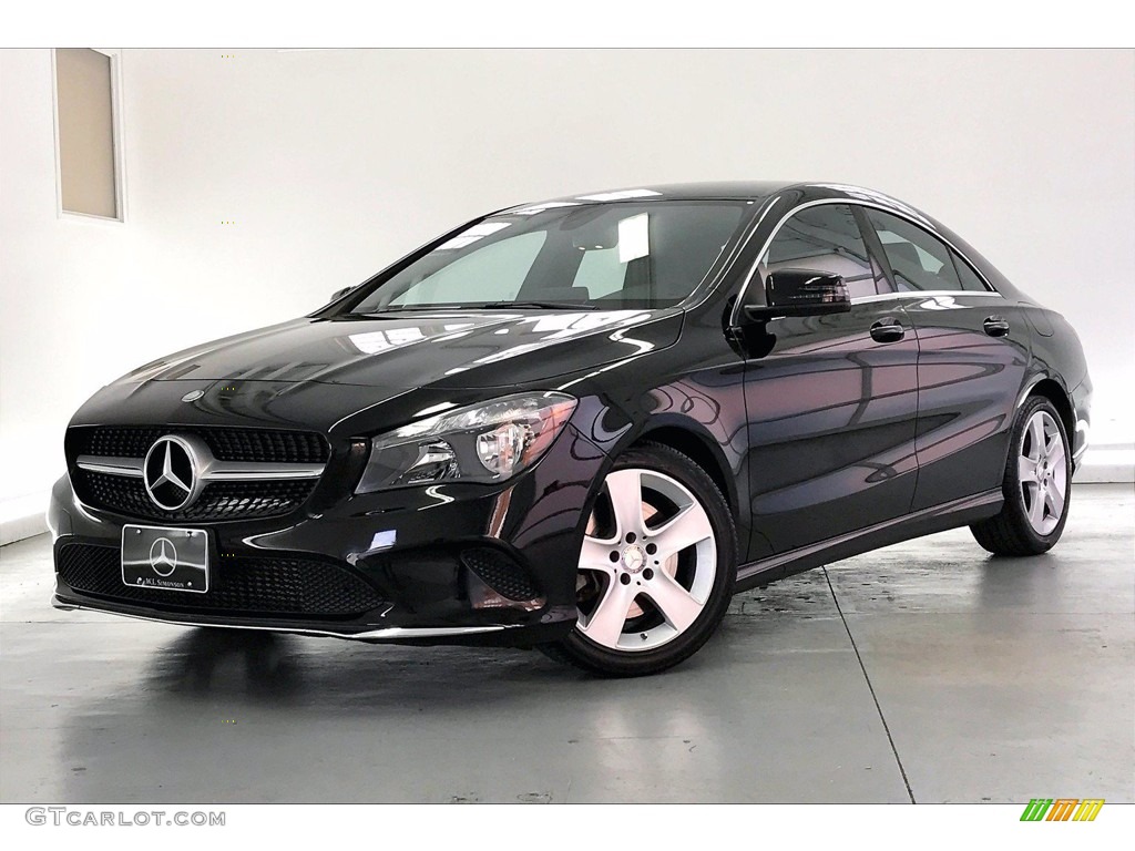 Night Black 2017 Mercedes-Benz CLA 250 4Matic Coupe Exterior Photo #140955703