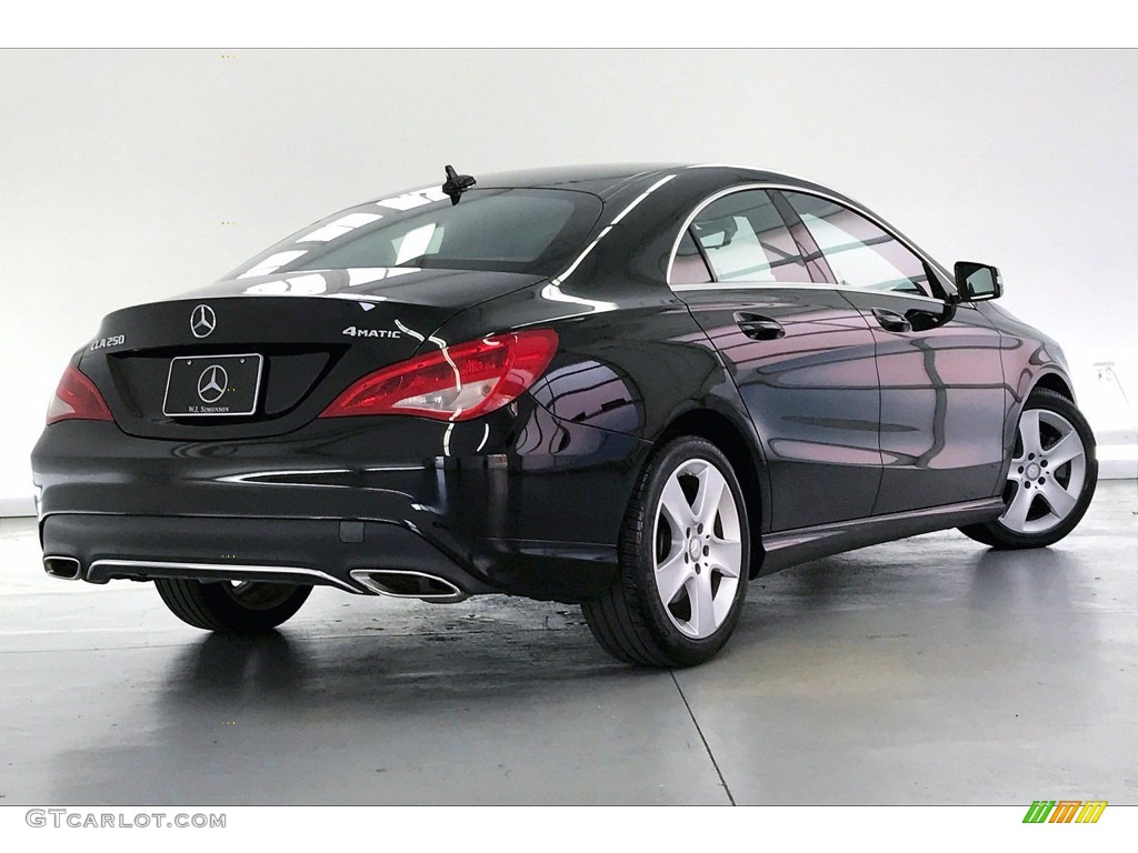 Night Black 2017 Mercedes-Benz CLA 250 4Matic Coupe Exterior Photo #140955706