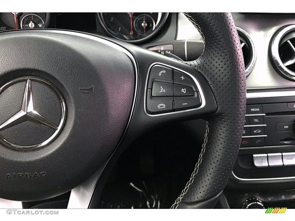 2017 Mercedes-Benz CLA 250 4Matic Coupe Black Steering Wheel Photo #140955733