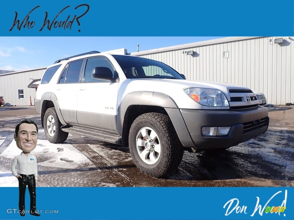 2003 4Runner SR5 4x4 - Natural White / Stone photo #1
