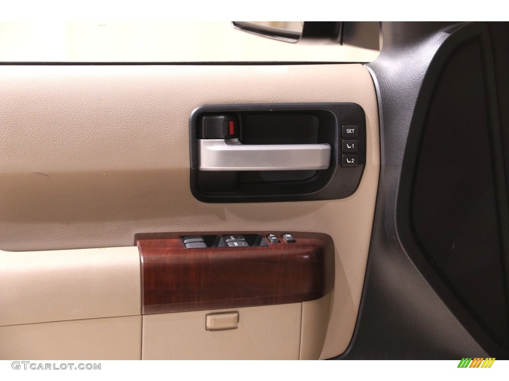 2013 Sequoia Platinum 4WD - Black / Sand Beige photo #5