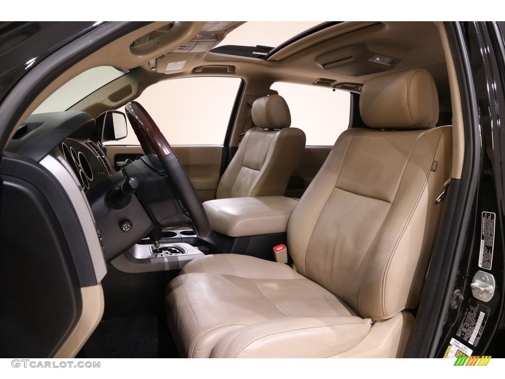 2013 Sequoia Platinum 4WD - Black / Sand Beige photo #7