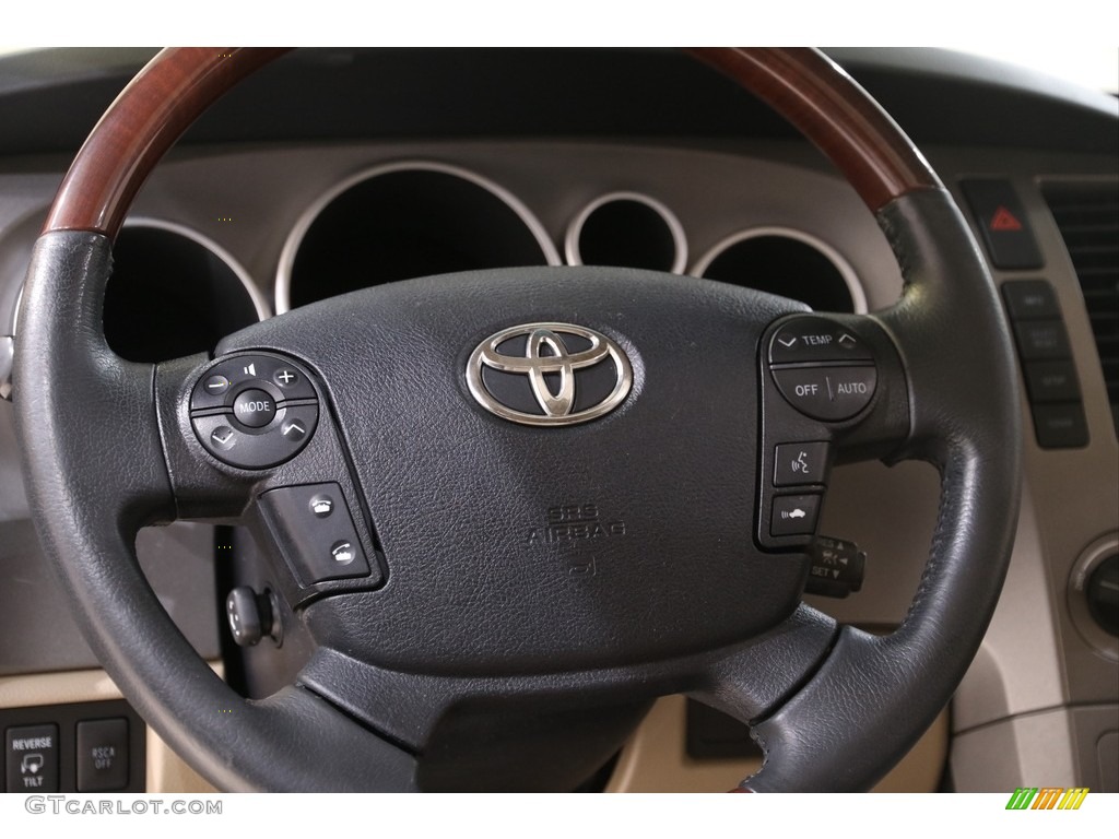 2013 Sequoia Platinum 4WD - Black / Sand Beige photo #9