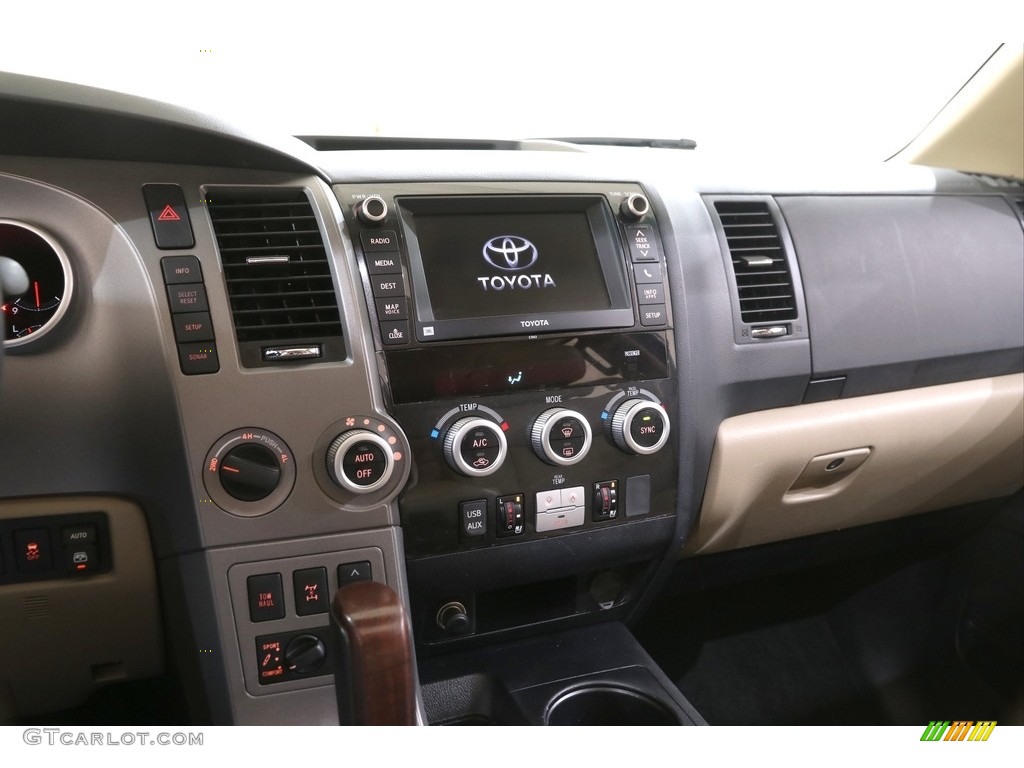 2013 Sequoia Platinum 4WD - Black / Sand Beige photo #11