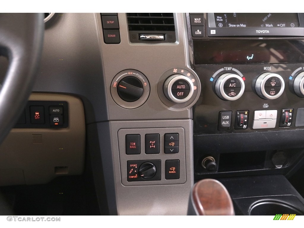 2013 Sequoia Platinum 4WD - Black / Sand Beige photo #17