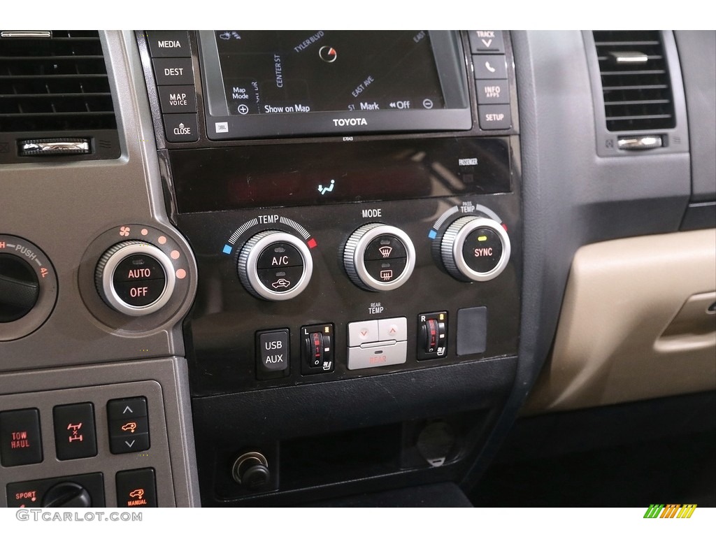 2013 Sequoia Platinum 4WD - Black / Sand Beige photo #18
