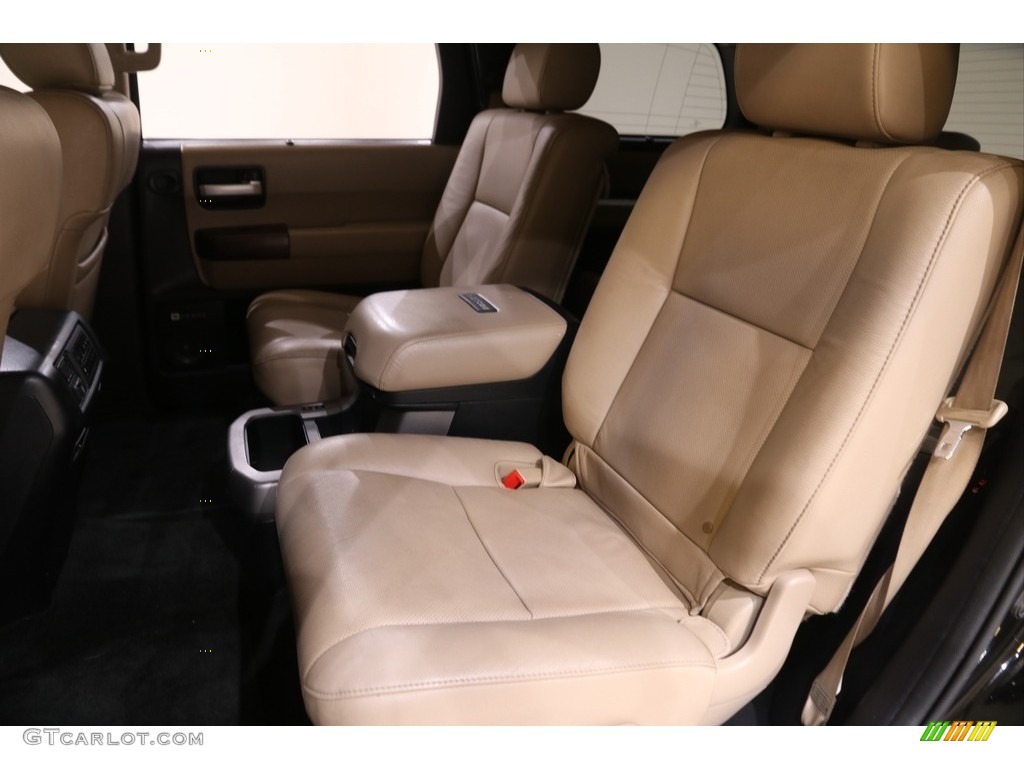 2013 Sequoia Platinum 4WD - Black / Sand Beige photo #22