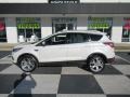White Platinum 2017 Ford Escape Titanium 4WD