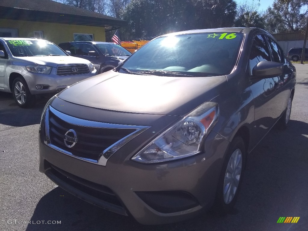 2016 Versa S Plus Sedan - Titanium / Charcoal photo #7