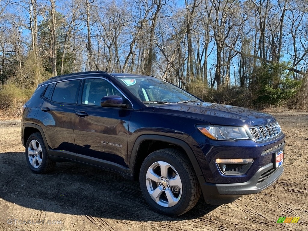 2021 Compass Latitude 4x4 - Jazz Blue Pearl / Black photo #1