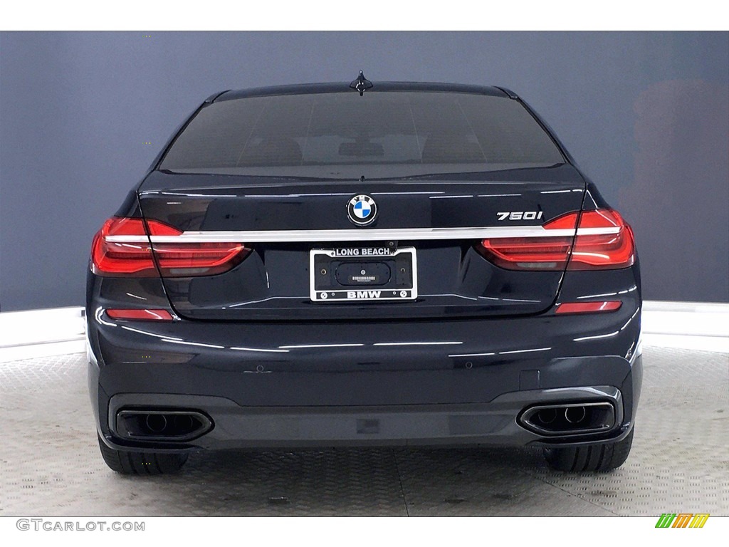 2018 7 Series 750i Sedan - Carbon Black Metallic / Cognac photo #3