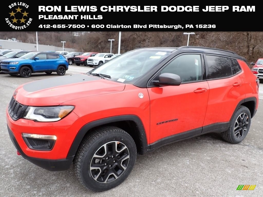 2021 Spitfire Orange Jeep Compass Trailhawk 4x4 140956418 Photo 16 Car Color
