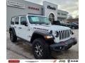 2021 Bright White Jeep Wrangler Unlimited Rubicon 4x4  photo #1