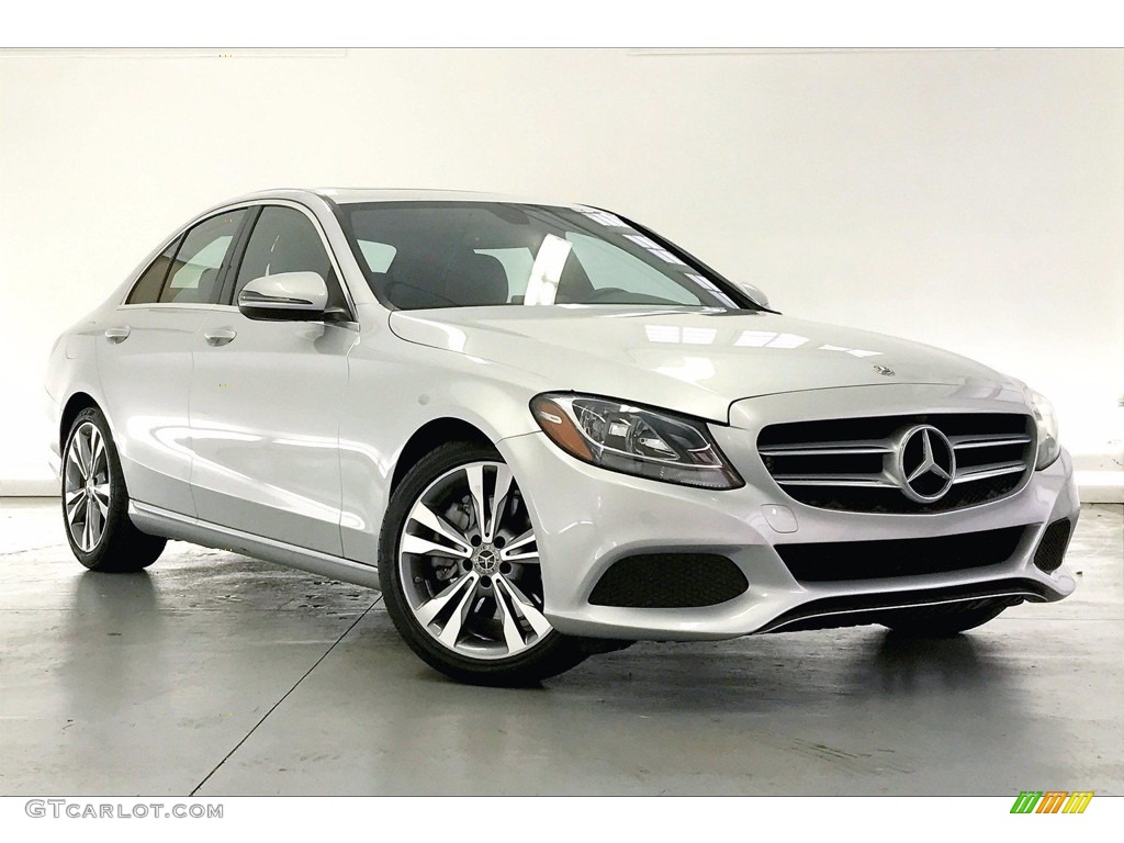 Iridium Silver Metallic 2018 Mercedes-Benz C 300 Sedan Exterior Photo #140961707